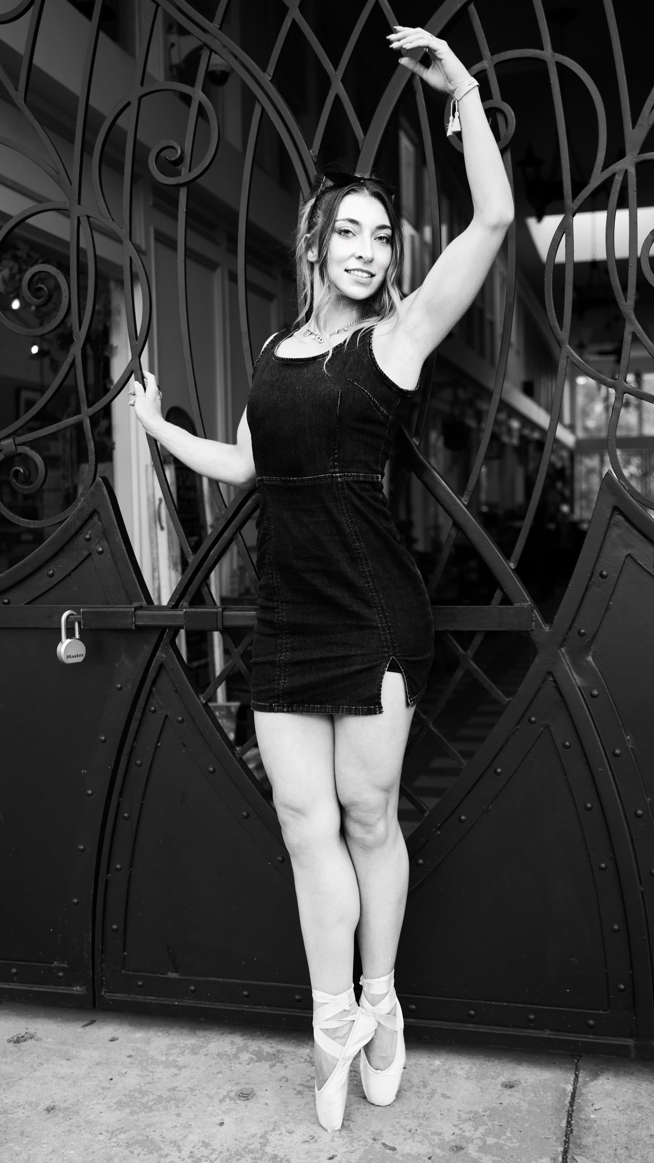 Sarah Farrell in a vertical casting portrait with clean styling